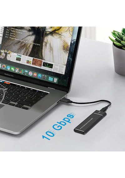 Cr18 10 Gbps Harddisk Kutusu Nvme M.2 Ssd Pcı-e Otg Çevirici Adaptör Usb 3.1 Type-c Gen2