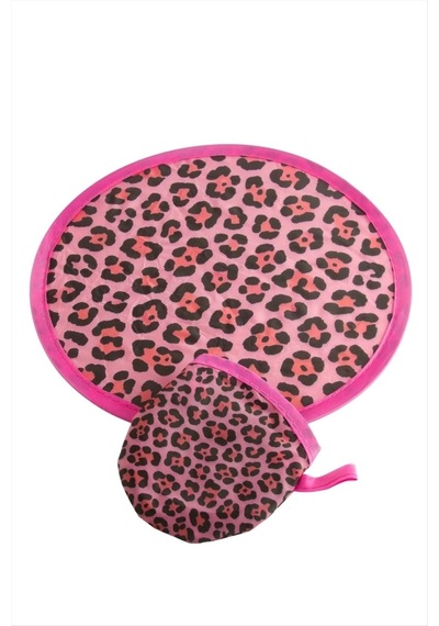 Leopar Desenli Kore Yelpaze 20 Cm Belirtilmemiş 40913109