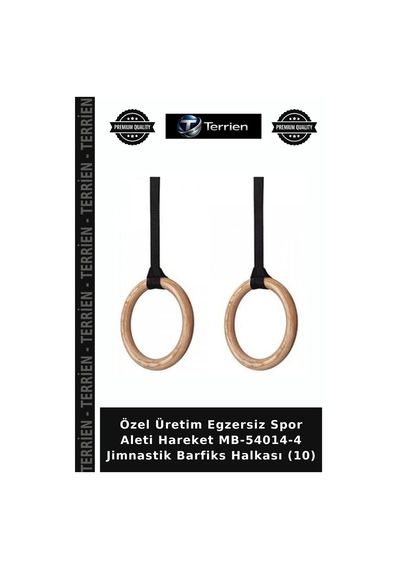 Özel Üretim Egzersiz Spor Aleti Hareket Mb-54014-4 Jimnastik Barfiks Halkası 10 Çok Renkli