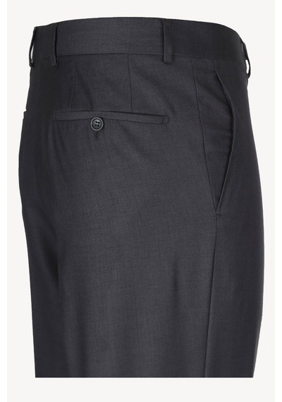 Baw Company Erkek Klasik Kesim Kumaş Pantolon Füme