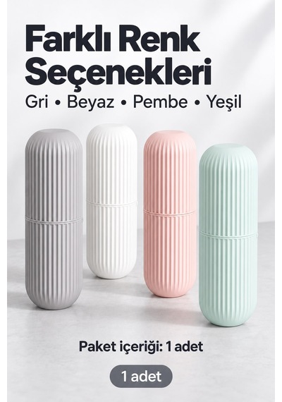 Seyahat Tipi Diş Fırçası Ve Macun Saklama Kabı Taşınabilir Gözlük Çok Renkli