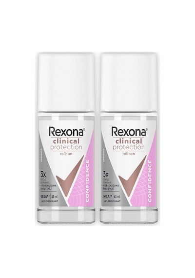 Rexona Clinical Protection Confidence Kadın Roll On 45 Ml X2