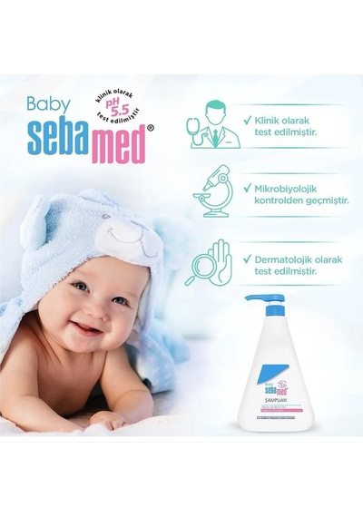 Sebamed Baby Şampuan 250 Ml + Baby Çok Yönlü Koruyucu Güneş Spreyi Spf50 200 Ml