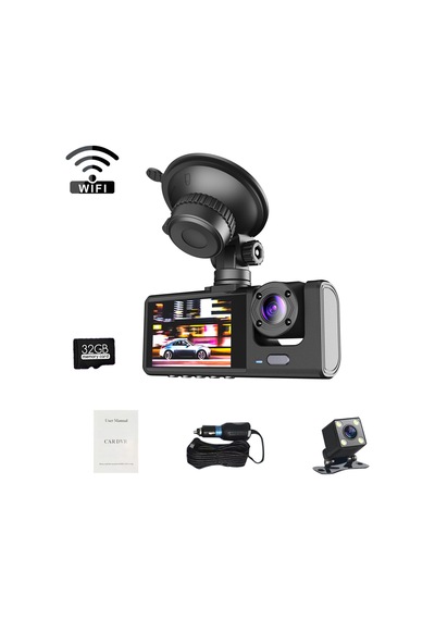 1080p Dvr Araç Kamerası Ön Ve Arka Kameralar Araç Kamerası 2 İnç Ekran Araç Kamerası Gece Görüş Halk