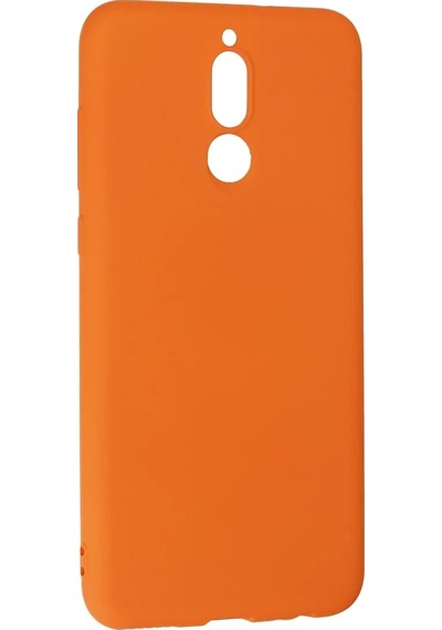 Mate 10 Lite Kılıf Nano İçi Kadife Silikon - Turuncu