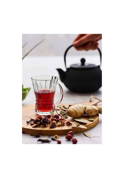 Lav 6 Parçalı Çay Bardağı Seti, Venus Serisi, 150 Ml, İçecek Bardakları Çok Renkli