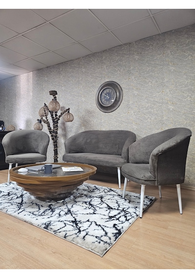 Zafir Teddy Takım Beyaz Boyalı Sivriltme Ayak Çay Seti Koltuk - Berjer , Balkon, Salon, Ofis Kahverengi Zafir Teddy Takım Beyaz Boyalı Sivriltme Ayak Çay Seti Koltuk - Berjer , Balkon, Salon, Ofis Kahverengi