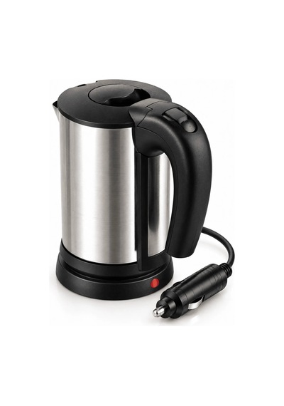 Lb Otomobil İçin 12v Çakmak Soketli Paslanmaz Çelik Taşınabilir Su Isıtıcı Seyahat Kettle