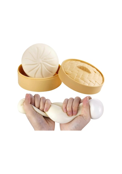 Dumpling Squishy, Dumpling Stres Topu, Buharda Pişirilmiş Doldurulmuş Çörek, Stres Giderici Sıkılabilir Çörek Oyuncakları