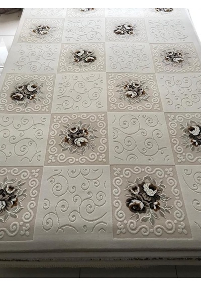 Karmen Halı Astana 6605 Whıte 156X235 4 M2