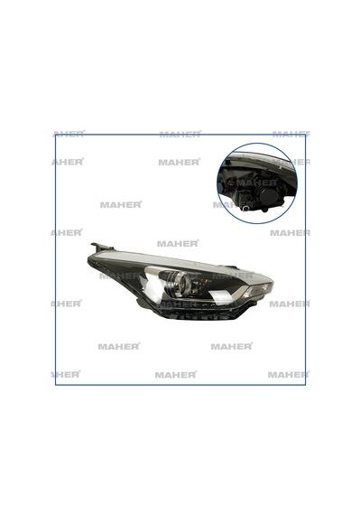Hyundai I-20 2015-2020 Far Sağ Ledli Elektrikli 92102-c8200