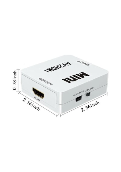 Molix Rca Av To Hdmi Çevirici Dönüştürücü Adaptör Analog To Hdmı (410631624)