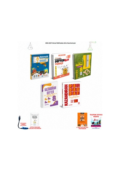 Çanta 8. Sınıf Lgs Tüm Dersler 183 5 Kitap Seti