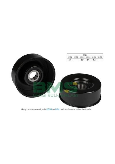 ALTERNATÖR V KAYIŞ GERGİ RULMANI 17×80 84×32 DEMİR IRON PRIMERA X