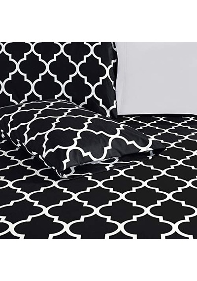 Elegant Comfort Lüks Yumuşak Yatak Çarşafları Dört Yapraklı Desenli 1500 İplik Sayısı Perkal Mısır Kalitesinde Yumuşaklık Kırışma Ve Solmaya Karşı Dayanıklı 6 Parça Yatak Seti, King, Siyah 50 x 22 Elegant Comfort Lüks Yumuşak Yatak Çarşafları Dört Yapraklı Desenli 1500 İplik Sayısı Perkal Mısır Kalitesinde Yumuşaklık Kırışma Ve Solmaya Karşı Dayanıklı 6 Parça Yatak Seti, King, Siyah 50 x 22