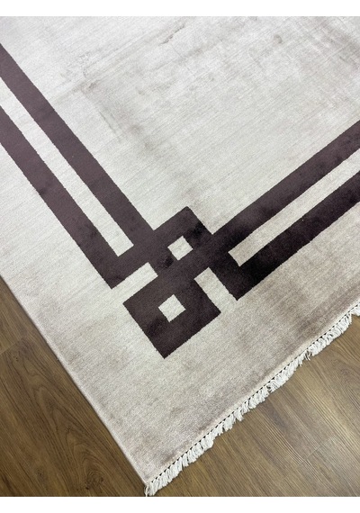 Dıamond Viskon Makina Halısı Brown 200x300 Diğer
