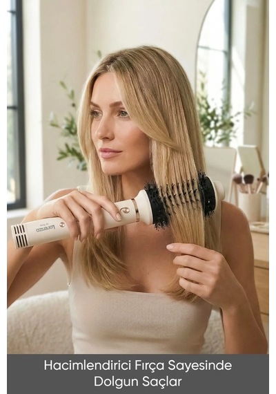 Lorenzo Airpixie 6in1 Saç Şekillendirici Seti Cream Bej