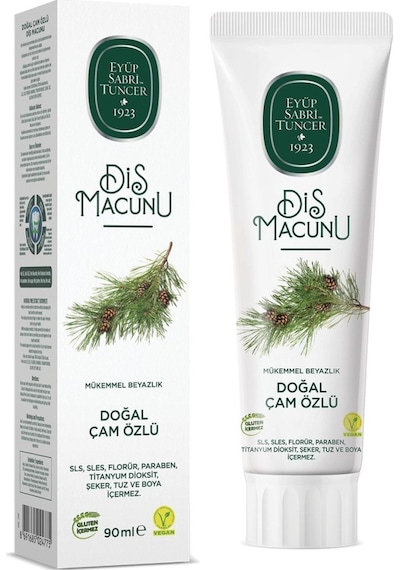 Doğal Diş Macunu 90 Gr Çam Özlü