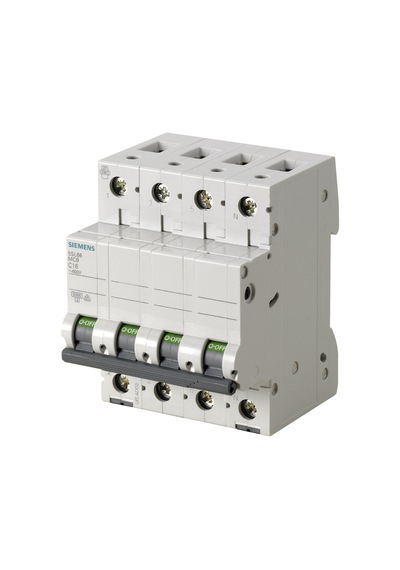 Siemens 5Sl6606-7. 6 Amper. 3 Faz+Nötrlü. C Tipi. Otomatik Sigort