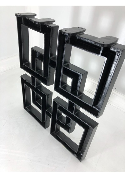 Aluminyumdokumcu Kütük Masa Ayak -Puzle Damalı Ayak