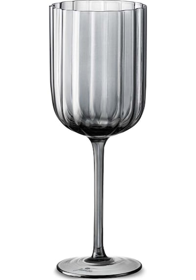 Jumbo Foggy Grey 6'lı Kadeh Takımı Gri