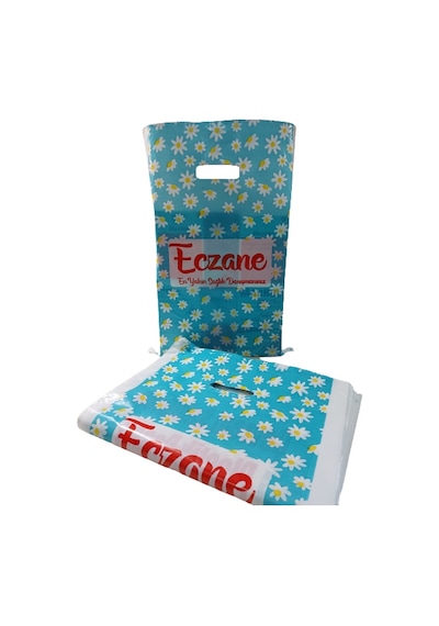 Eczane Poşeti Bio Büyük Elgeçme 500 Adet 28 x 40 CM