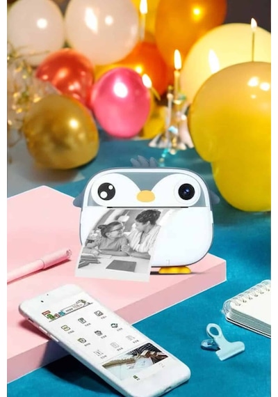 Çocuklar İçin Fotoğraf Makinesi Anlık Baskı Makinesi Hd Görüntü Kalitesi Standart