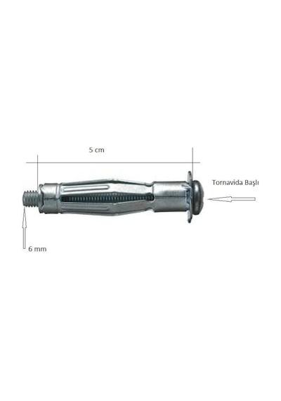 Paraşüt Tipi Çelik Dubel