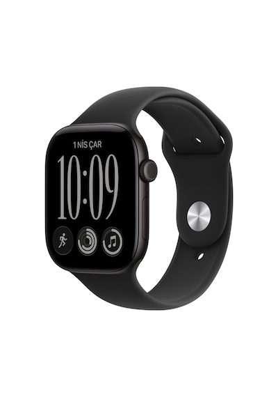 Apple Watch Series 12 GPS MJEC4TU/A 42 MM Siyah Alüminyum Kasa Akıllı Saat M/L (Apple Türkiye Garantili)