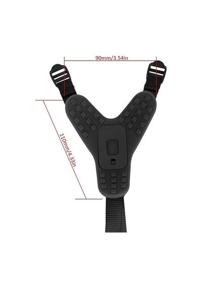 Gopro Hero 8 Hero 9 Motorcu Kask Çene Bağlantı Jaw Mount Gp523 Turuncu