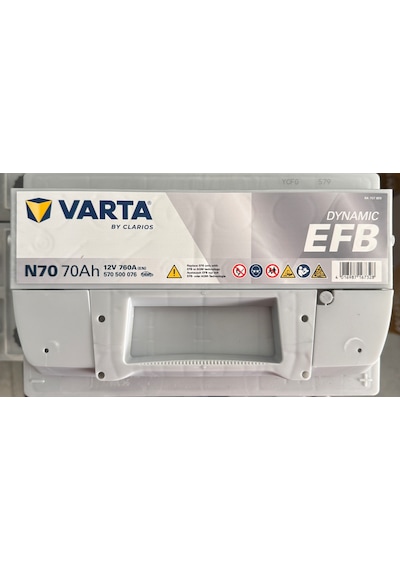 Varta / N70 Efb 70 Amper Start-stop Akü 2025 Tarihli
