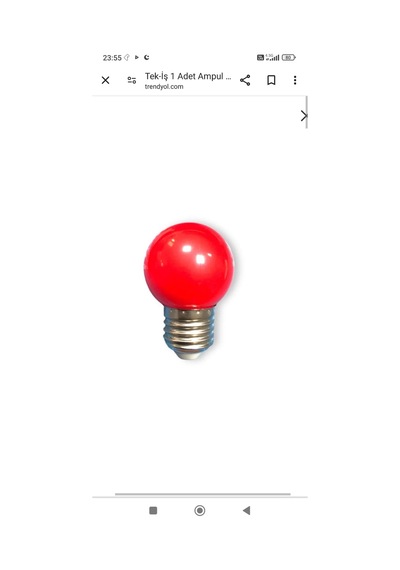 5 Adet 1.5 Watt Led Mini Gece Ampulü Her Renk Mevcuttur Çok Renkli