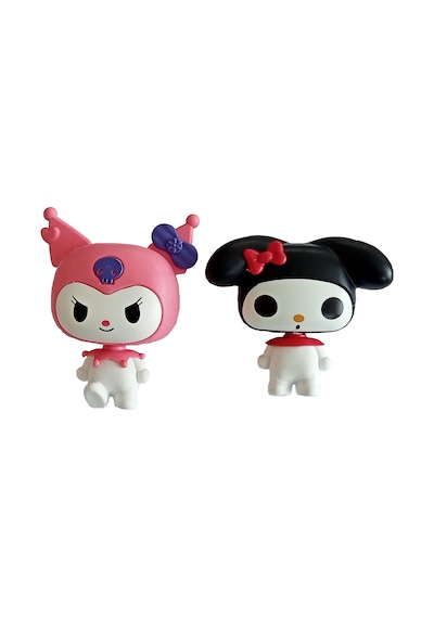 2 Li Kuromi Figür Seti Oynar Başlı 10 Cm Boyunda Kuromi