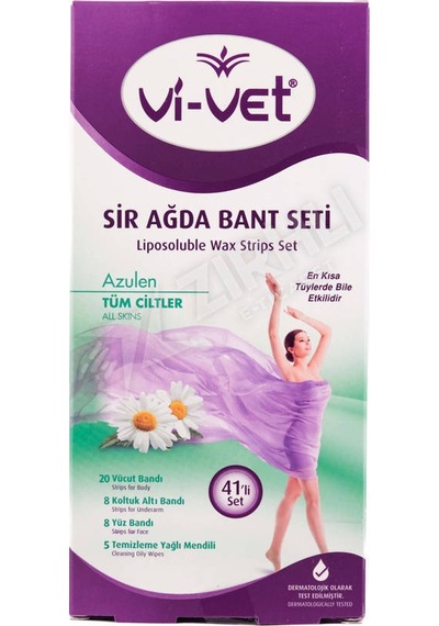 3 Adet Vi-vet Sir Ağda Bandı Azulen