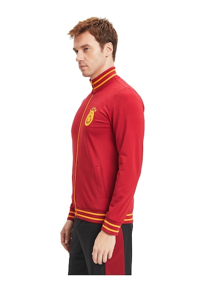 Galatasaray Orijinal Lisanslı Dik Yaka Fermuarlı Erkek Sweat Hediyelik Ahşap Kutulu 094 Kırmızı