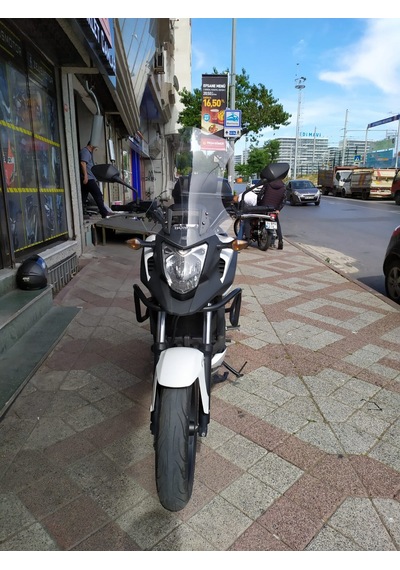 2012-15 Honda Nc 700X 750X Uzun Ön Cam Şeffaf 55cm Zeus 4mm