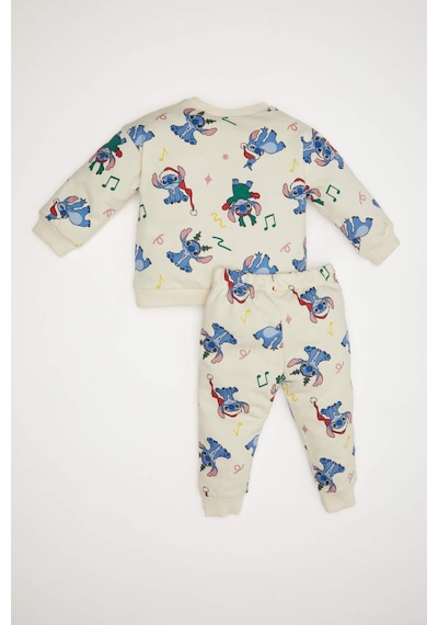 DeFacto Kız Bebek 2'li Takım Disney Lilo & Stitch Bisiklet Yaka Sweatshirt Beli Lastikli Eşofman Altı D6704A524WNBG744 Bej DeFacto Kız Bebek 2'li Takım Disney Lilo & Stitch Bisiklet Yaka Sweatshirt Beli Lastikli Eşofman Altı D6704A524WNBG744 Bej
