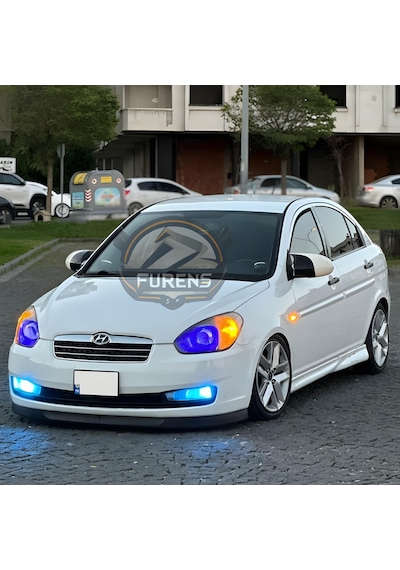 Hyundai Accent Era 2006-2010 Uyumlu H Lip Esnek Ön Lip 2 Parça Karlık Ön Ek Tampon Altı Dil