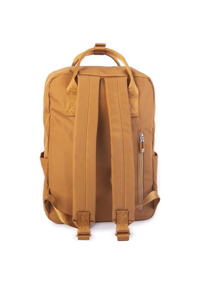 Nas Bag Unisex Sırt Ve El Çantası Büyük Boy Su Geçirmez Sırt Çantası 29x40 Cm Hardal