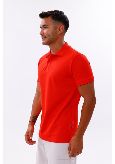 Nemonti Premium Penye Polo Yaka T-shırt Kırmızı