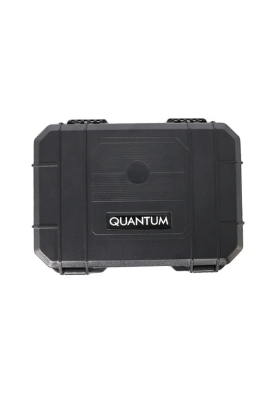 Quantum Seyahat Tipi 25 Taşıma Kulplu Siyah Humidor Puro Kutusu - Trz3009