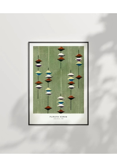 Çerçevesiz Poster Fruya Korin-vintage Japon Deseni Baskı No 1