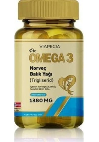 Viapecia Pro-omega 3 Norveç Balık Yağı 200 Softgel