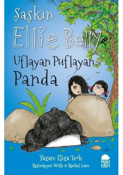 Uflayan Puflayan Panda-Şaşkın Ellie Belly - Eliza Teoh - Mavi Kirpi