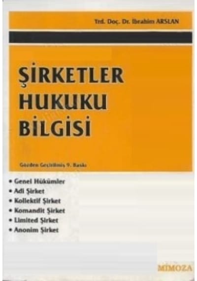 Şirketler hukuku bilgisi İbrahim Arslan  2.El İadesiz