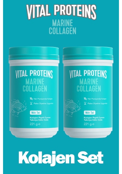 Marine Collagen Balık Kolajeni 221gr X2