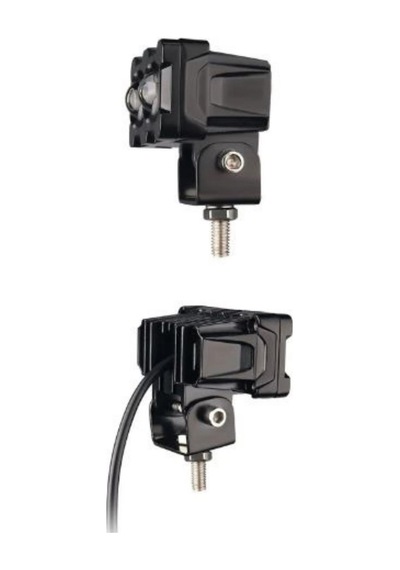 Motosiklet Scooter Sis Farı Ip67 Beyaz-sarı Çift Renk Flash Animasyonlu Off Road 4x4 Suv Atv Tekne Scooter Far 1 Adet