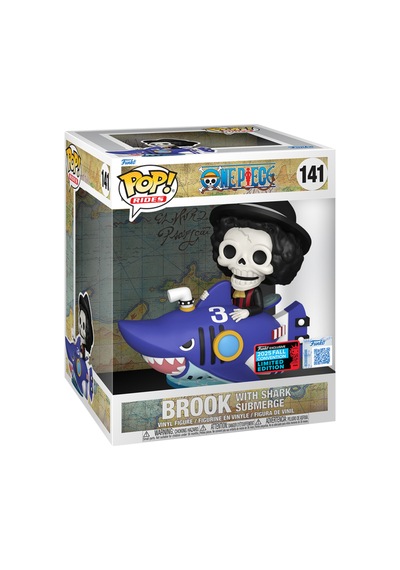 One Piece - Brook With Shark Submerge Pop Rides Vinyl Figure 141 Anime Figür