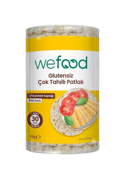 Wefood Çok Tahıllı Pirinç Patlağı 100 G