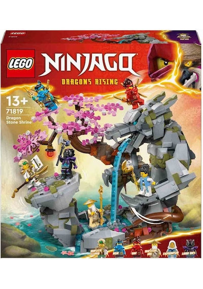 LEGO® NINJAGO Ejderha Taşı Tapınağı 71819 13+ Yaratıcı Oyuncak Yapım Seti - 1212 Parça